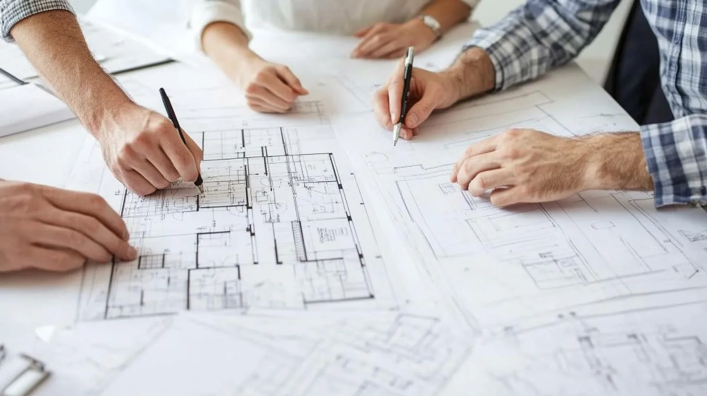 Technology-driven construction site blending digital and physical building