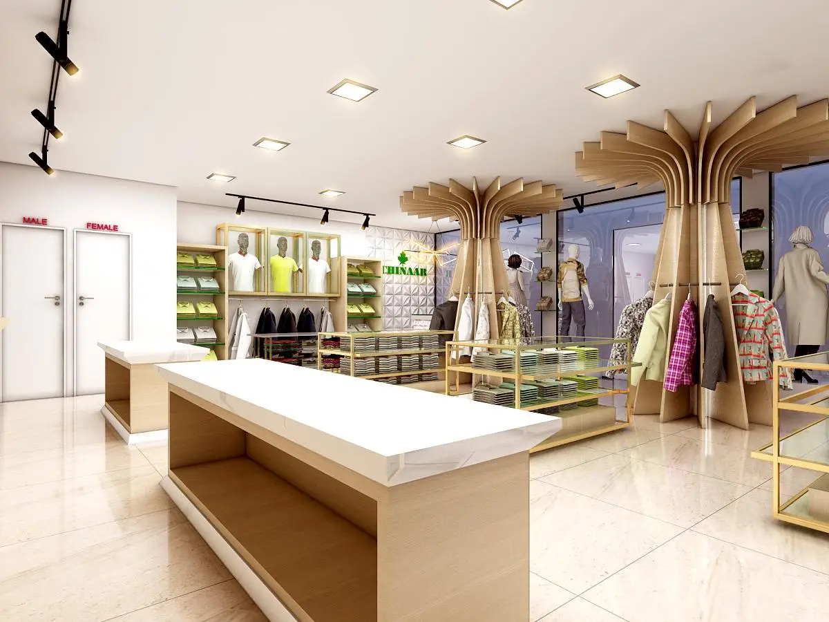 Workplace reception photographed after handover