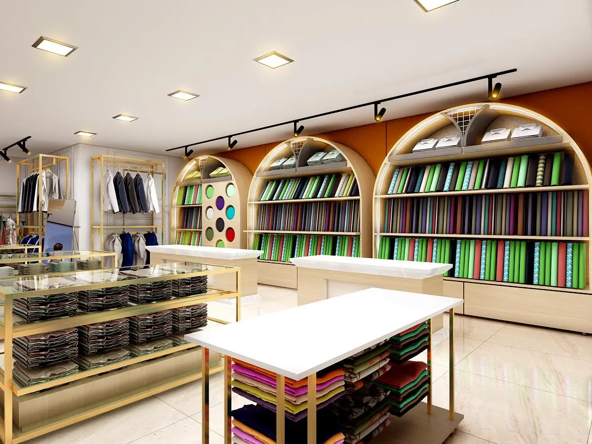 Finished commercial space photographed after completion