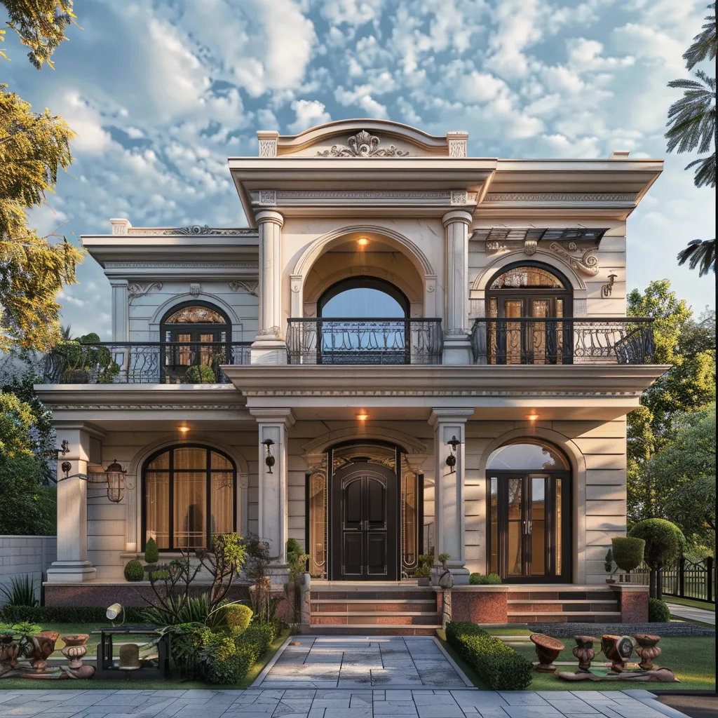Pastel award-winning residential facade
